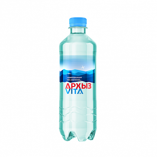 Вода минеральная "АРХЫЗ" газ. Vita 0,5 л. пл/б