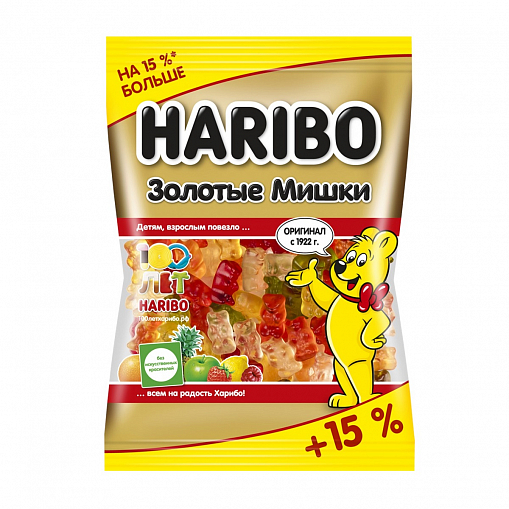 Мармелад жевательный "HARIBO" Золотые мишки 80 гр. пак. _