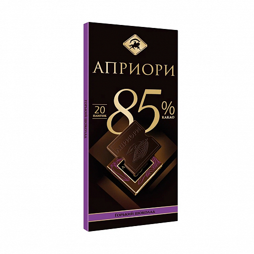 Шоколад "АПРИОРИ" Горький 85% 100 гр.
