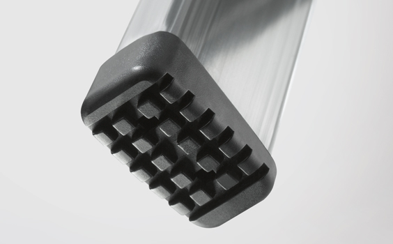 Scala in alluminio HAILO XXL COMFORT EASYCLICK con vassoio portattrezzi 4  GRADINI portata 150 KG 8840-401