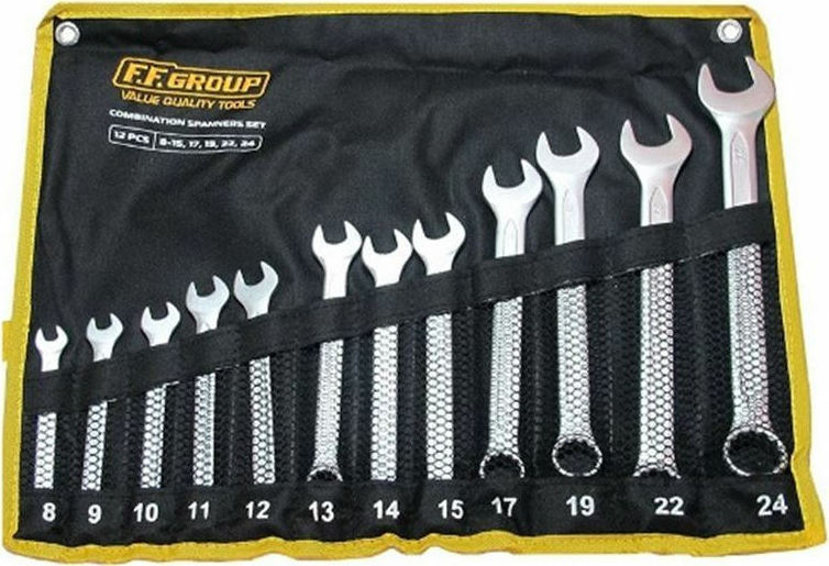SPANNERS FF GROUP COMBINATION SPANNER SET DIN 3113 36283