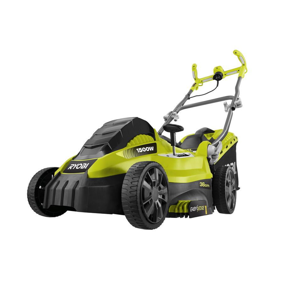 ELECTRIC LAWN MOWERS: RYOBI ELECTRIC LAWNMOWER 40CM CUTTING PATH 1800W ...