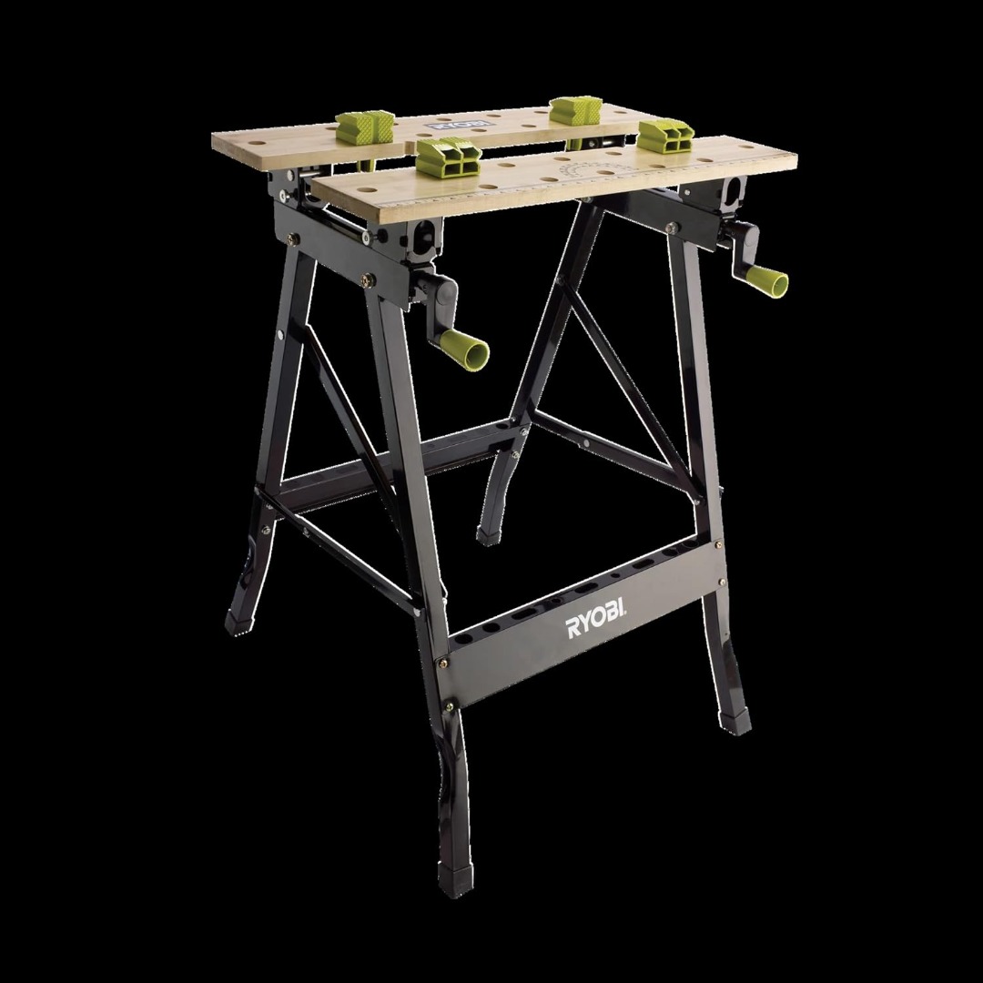 WORKBENCHES: RYOBI FOLDING WORKBENCH WITH ADJUSTABLE ANGLE RWB02