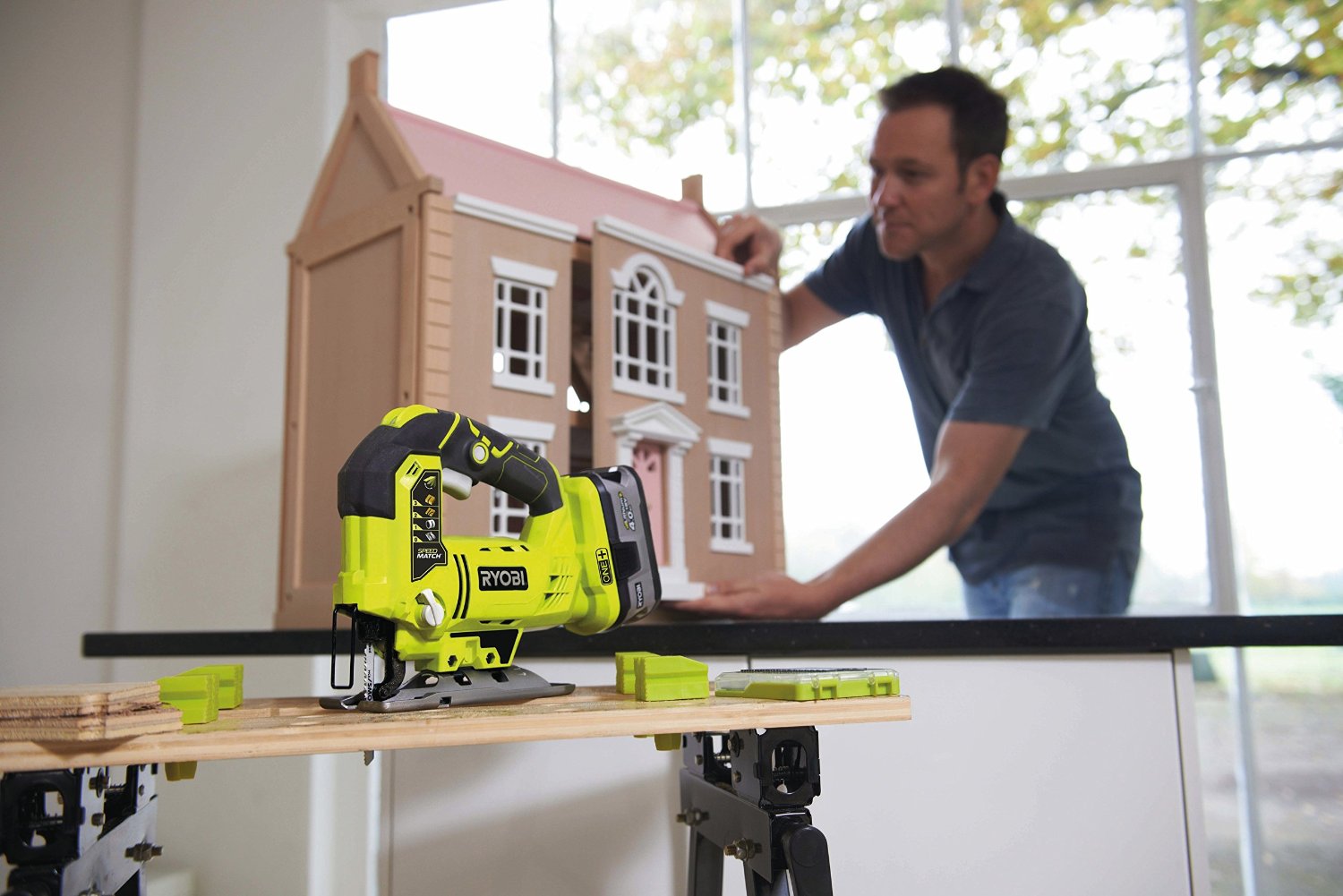 ONE+ POWER TOOLS: RYOBI ONE+ 18V CORDLESS JIGSAW WITH LASER G4 R18JS-0