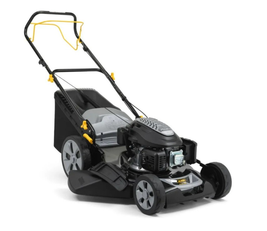 PETROL LAWN MOWERS ALPINA PETROL LAWN MOWER POWERED SELF PROPELLED 51CM 166CC AL551SAQ