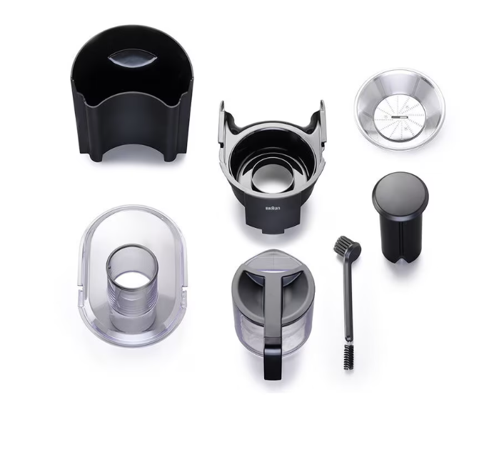 BLENDERS CHOPPERS JUICERS BRAUN SPIN JUICER 800W 2L BLACK J300