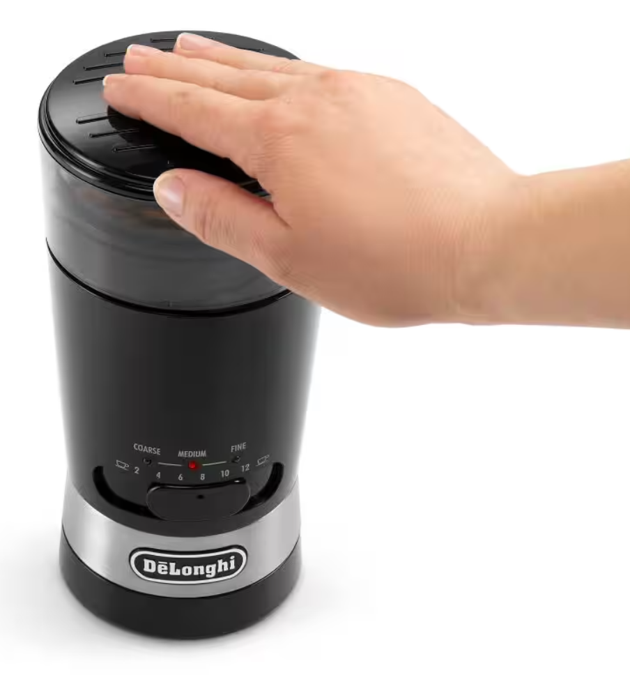 COFFEE MACHINES DELONGHI ELECTRIC COFFEE GRINDER BLACK KG210 334199