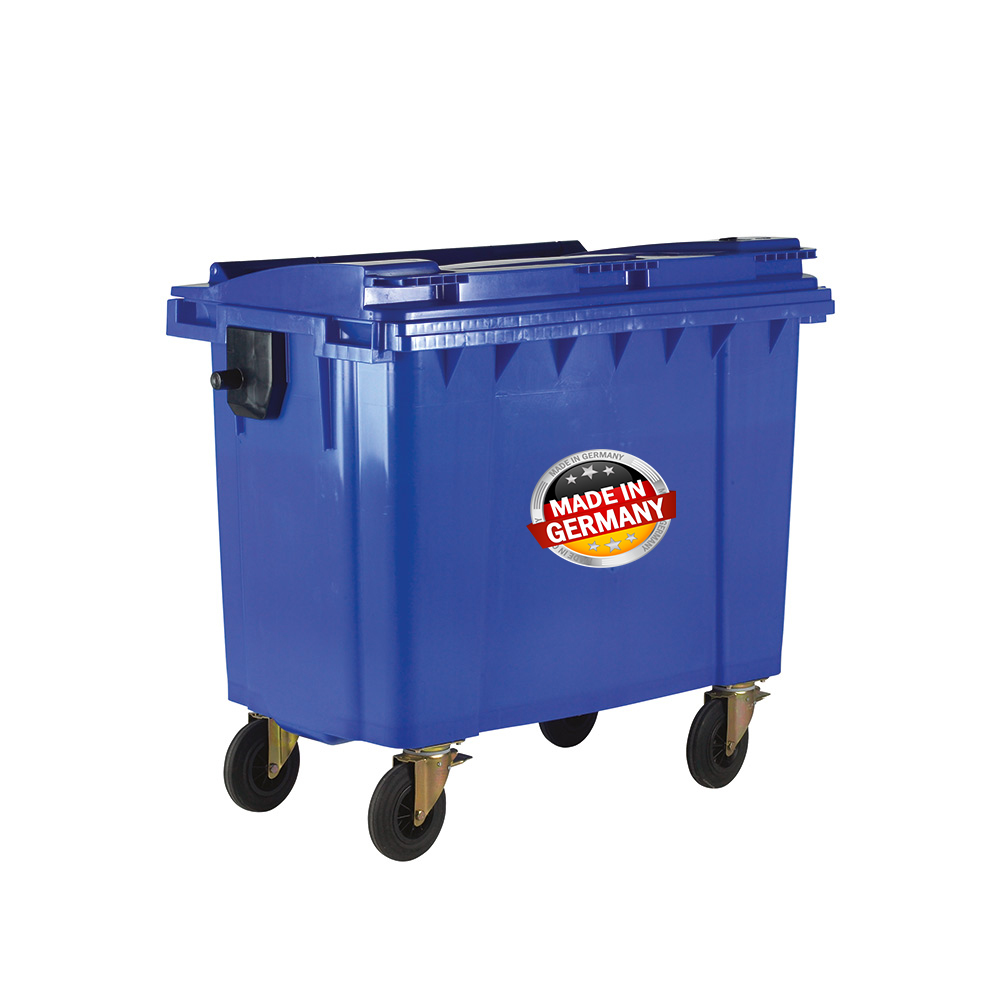 Home & Garden Cyprus: ESE LARGE BLUE GARBAGE BIN (DUSTBIN) 1100L WITH ...