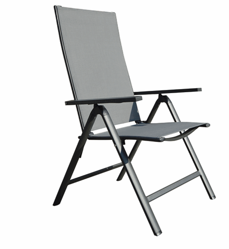 OUTDOOR CHAIRS & ARMCHAIRS: FIDDLE RELAX ARMCHAIR WITH GRAY ALUMINIUM ...