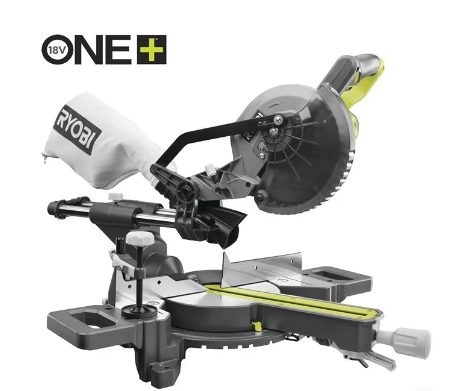 ONE POWER TOOLS RYOBI 18V ONE CORDLESS COMPOUND SLIDING MITER SAW 190MM RMS18190 0