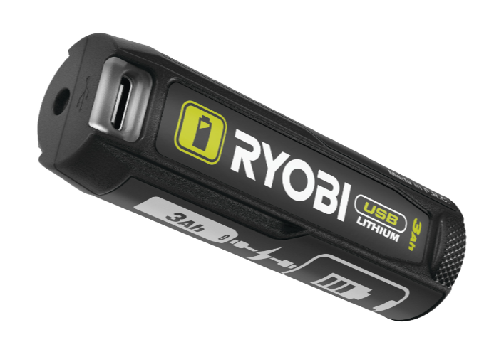 RYOBI BATTERIES CHARGERS RYOBI 4V USB LI ION 3.0AH BATTERY AND POWER BANK RB4L30