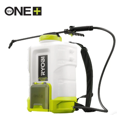 GARDEN SPRAYERS: RYOBI ONE+™ 18V CORDLESS BACKPACK SPRAYER 15L RY18BPSB-0