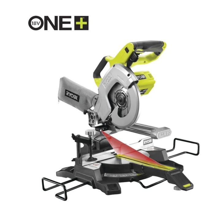 MITRE SAWS RYOBI ONE CORDLESS MITER SAW 18V 216MM R18MS216 0