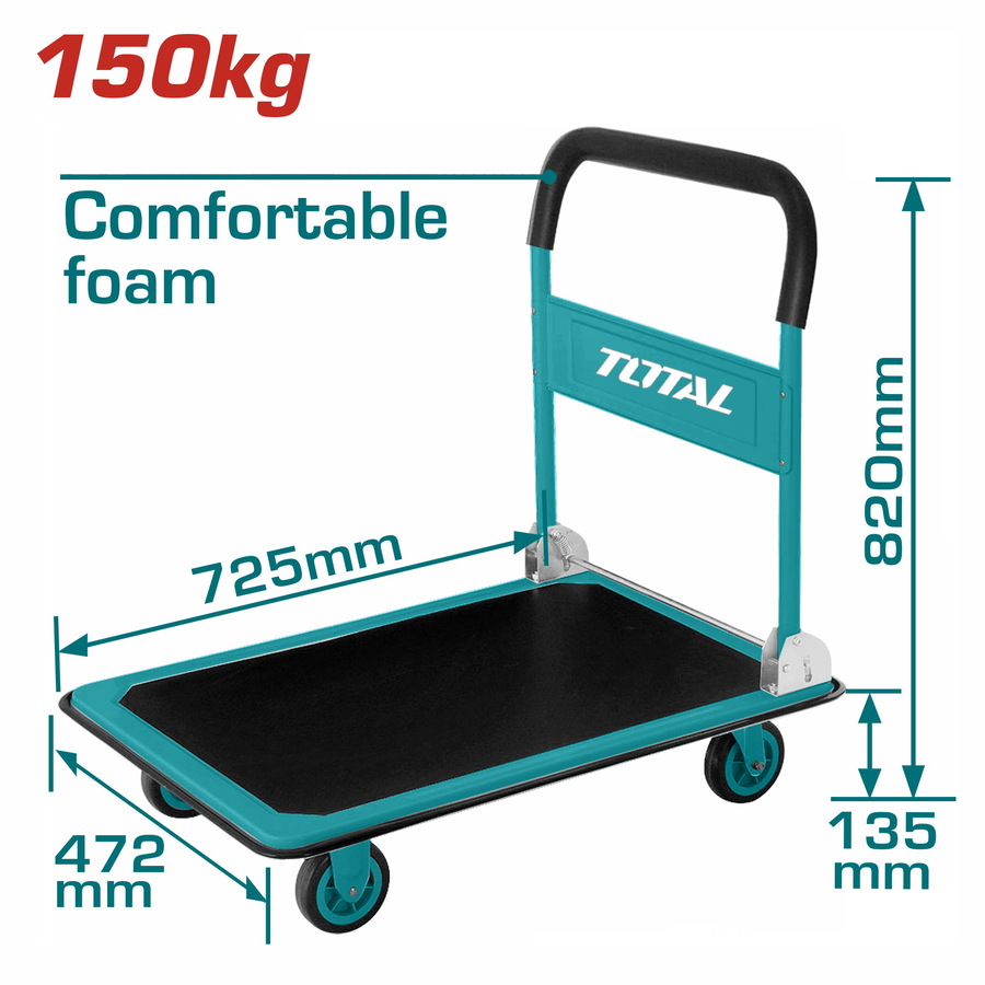 Foldable platform hand truck trolley discount