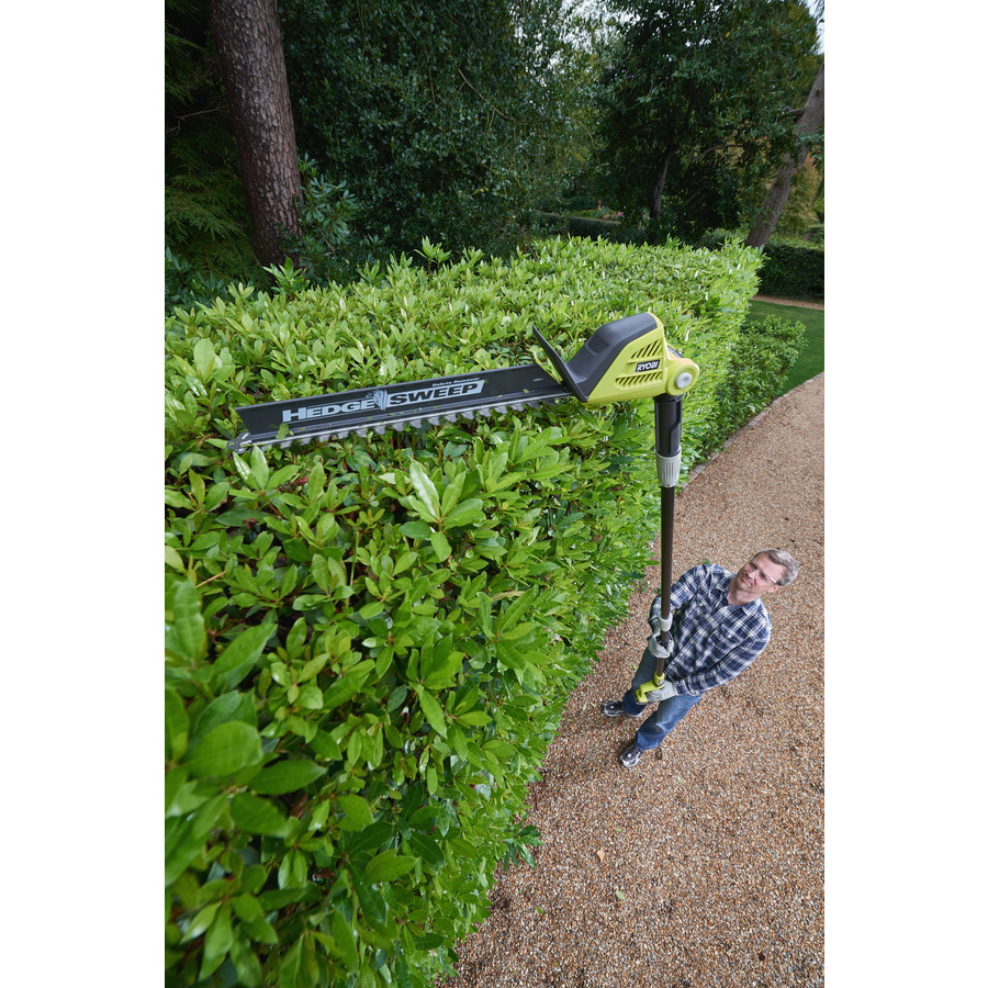 ONE GARDEN TOOLS RYOBI ONE 18V CORDLESS POLE HEDGE TRIMMER 45CM