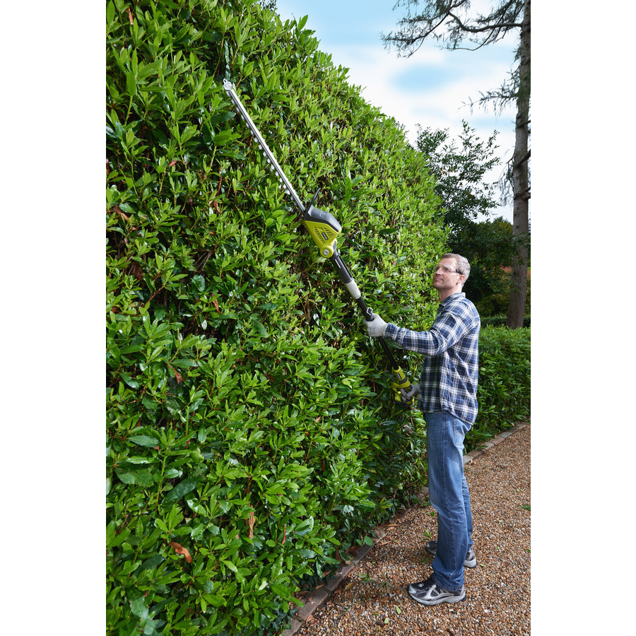 ONE GARDEN TOOLS RYOBI ONE 18V CORDLESS POLE HEDGE TRIMMER 45CM