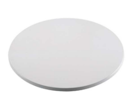 WERZALIT HPL ROUND TABLE TOP WATERPROOF D60CM LAMINATE OFF-WHITE 04777 WERZALIT HPL ΣΤΡΟΓΓΥΛΗ ΕΠΙΦΑΝΕΙΑ ΤΡΑΠΕΖΙΟΥ ΑΔΙΑΒΡΟΧΗ D60CM LAMINATE ΥΠΟΛΕΥΚΗ 04777