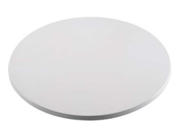 WERZALIT HPL ROUND TABLE TOP WATERPROOF D80CM LAMINATE OFF-WHITE 06908 WERZALIT HPL ΣΤΡΟΓΓΥΛΗ ΕΠΙΦΑΝΕΙΑ ΤΡΑΠΕΖΙΟΥ ΑΔΙΑΒΡΟΧΗ D80CM LAMINATE ΥΠΟΛΕΥΚΗ 06908