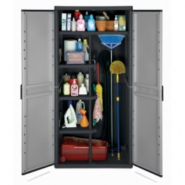 TERRY TWO DOOR CABINET WITH VERTICAL DIVISION & 4 ADJUSTABLE SHELVES1002205 TERRY ΝΤΟΥΛΑΠΑ ΠΛΑΣΤΙΚΗ ΔΙΦΥΛΛΗ ΜΕ ΚΑΘΕΤΟ ΔΙΑΧΩΡΙΣΤΙΚΟ & 4 ΡΥΘΜΙΖΟΜΕΝΑ ΡΑΦΙΑ 1002205