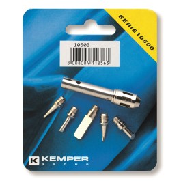 KEMPER SET OF SPARE TIPS AND CATALYTIC POINT FOR MICRO-WELDER 10500 10503 KEMPER ΣΕΤ ΜΕ ΜΥΤΕΣ ΚΑΙ ΚΑΤΑΛΥΤΗ ΓΙΑ ΜΙΚΡΟ ΗΛΕΚΤΡΟΚΟΛΛΗΣΗ 10500 10503  