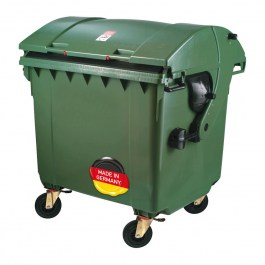 ESE LARGE GARBAGE BIN 1100L ROUND LID MGB1100 ESE ΜΕΓΑΛΟΣ ΚΑΔΟΣ ΑΠΟΡΡΙΜΜΑΤΩΝ 1100L ΜΕ ΣΤΡΟΓΓΥΛΟ ΚΑΠΑΚΙ MGB1100