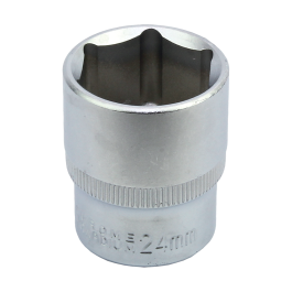 FF GROUP 1/2" DRIVE 6 POINT SOCKET 35030 FF GROUP ΚΑΡΥΔΑΚΙ ΕΞΑΓΩΝΟ ΜΕ ΚΑΡΕ ΥΠΟΔΟΧΗΣ 1/2" 35030