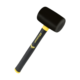 FF GROUP RUBBER MALLET HAMMER WITH FIBERGLASS HANDLE 40069  FF GROUP ΣΦΥΡΙ ΑΠΟ ΛΑΣΤΙΧΟ ΜΕ ΛΑΒΗ FIBERGLASS 40069