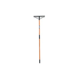 GARDEN RAKE 14T WITH LONG FIBERGLASS HANDLE 41645 ΤΣΟΥΓΚΡΑΝΑ ΚΗΠΟΥ 14 ΔΟΝΤΙΩΝ ΜΕ ΜΑΚΡΙΑ ΛΑΒΗ ΑΠΟ FIBERGLASS 41645