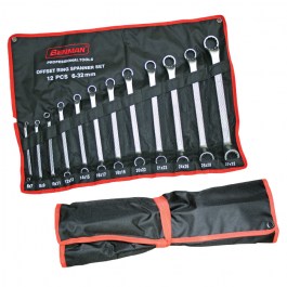 BENMAN OFFSET RING SPANNER DIN 838 SET 8 PCS 70186  BENMAN ΣΕΤ ΠΟΛΥΓΩΝΑ ΚΛΕΙΔΙΑ DIN 838 8PCS 70186