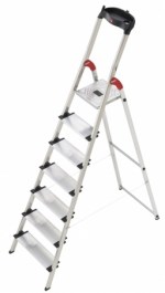 HAILO XXL SAFETY HOUSEHOLD LADDER 7 STEPS 8040-707 HAILO XXL ΣΚΑΛΑ ΑΛΟΥΜΙΝΙΟΥ ΑΣΦΑΛΕΙΑΣ ΟΙΚΙΑΚΗΣ ΧΡΗΣΗΣ ΜΕ 7 ΣΚΑΛΟΠΑΤΙΑ 8040-707