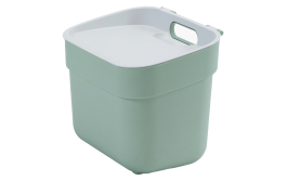 CURVER READY TO COLLECT WASTE SEPARATION BIN 5L GREEN GREY 626181 CURVER ΚΑΔΟΣ ΓΙΑ ΣΥΛΛΟΓΗ ΚΑΙ ΔΙΑΧΩΡΙΣΜΟ ΑΠΟΡΡΙΜΑΤΩΝ 5L ΠΡΑΣΙΝΟ ΓΚΡΙ 626181