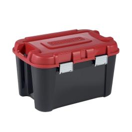 ALLIBERT STORAGE BOX TOTEM 60L PLASTIC BLACK RED 626280   ALLIBERT ΚΟΥΤΙ ΑΠΟΘΗΚΕΥΣΗΣ TOTEM 60L ΠΛΑΣΤΙΚΟ ΜΑΥΡΟ ΚΟΚΚΙΝΟ 626280