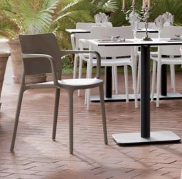 JOY-K OUTDOOR ARMCHAIR BEIGE POLYPROPYLENE JOY-K-65 JOY-K ΚΑΡΕΚΛΑ ΚΗΠΟΥ ΜΠΕΖ ΠΟΛΥΠΡΟΠΥΛΕΝΙΟ JOY-K-65