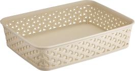 CURVER MY STYLE BASKET A4 OFF WHITE 626006 CURVER ΔΙΣΚΟΣ ΟΡΓΑΝΩΣΗΣ A4 ΣΕ ΧΡΩΜΑ ΕΚΡΟΥ 626006