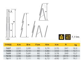 PALBEST_ALUMINIUM_3-PIECE_LADDER_EUROSTYL_WITH_3x8_TO_3x11_STEPS_7608-11_5