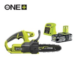 RYOBI ONE+ CORDLESS BRUSHLESS CHAINSAW 18V 20cm WITH BATTERY AND CHARGER RY18CS20A-125 RYOBI ΑΛΥΣΟΠΡΙΟΝΟ ΜΠΑΤΑΡΙΑΣ (ΔΕΝΤΡΟΚΟΠΤΙΚΗ) BRUSHLESS 18V 20cm ΜΕ ΜΠΑΤΑΡΙΑ ΚΑΙ ΦΟΡΤΙΣΤΗ RY18CS20A-125 