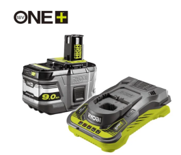 RYOBI 18V ONE+ HIGH ENERGY BATTERY STARTER SET WITH 1 X 9.0 AH BATTERY AND QUICK CHARGER RC18150-190 RYOBI 18V ONE+ ΥΨΗΛΗΣ ΕΝΕΡΓΕΙΑΣ ΣΕΤ ΜΕ ΜΠΑΤΑΡΙΑ 1 X 9.0 AH ΚΑΙ ΓΡΗΓΟΡΟ ΦΟΡΤΙΣΤΗ RC18150-190