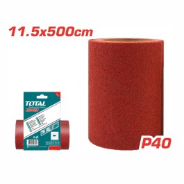 TOTAL RED SANDPAPER 11.5 X 500 CM IN DIFFERENT GRIT TAC760404-TAC761804 TOTAL ΓΥΑΛΟΧΑΡΤΟ ΡΟΛΟ ΚΟΚΚΙΝΟ 11.5 X 500CM ΣΕ ΔΙΑΦΟΡΕΤΙΚΗ ΚΟΚΚΩΣΗ TAC760404-TAC761804