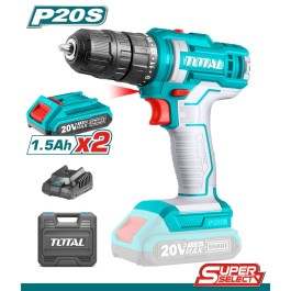 TOTAL LI-ION CORDLESS DRILL 20V 1.5AH WITH BATTERY TDLI20028 TOTAL ΔΡΑΠΑΝΟΚΑΤΣΑΒΙΔΟ ΜΠΑΤΑΡΙΑΣ LI-ION 20V 1.5AH ΜΕ ΜΠΑΤΑΡΙΑ TDLI20028