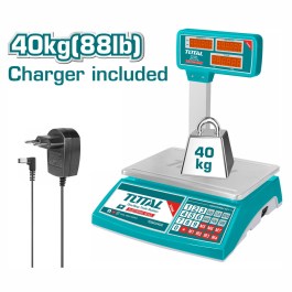 TOTAL ELECTRONIC SCALE 40KG TESA3402 TOTAL ΗΛΕΚΤΡΟΝΙΚΗ ΖΥΓΑΡΙΑ 40KG TESA3402