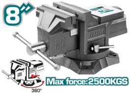 TOTAL BENCH VICE 8'' 200mm THT6186  TOTAL ΜΕΓΓΕΝΗ ΠΕΡΙΣΤΡΕΦΟΜΕΝΗ 8'' 200mm THT6186