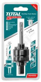 TOTAL ARBOR FOR HOLE SAW 716 TAC4202 TOTAL ΟΔΗΓΟΣ ΓΙΑ ΠΟΤΗΡΟΤΡΥΠΑΝΑ ΗΕΧ 7/16" TAC4202