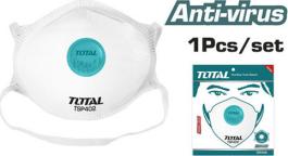 TOTAL DUST MASK FFP2 WITH FILTER TSP402 TOTAL ΜΑΣΚΑ ΠΡΟΣΤΑΣΙΑΣ 1 ΧΡΗΣΗΣ FFP2 ΜΕ ΦΙΛΤΡΟ TSP402