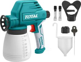 TOTAL ELECTRIC SPRAY GUN 100W TT10062 TOTAL ΗΛΕΚΤΡΙΚΟ ΠΙΣΤΟΛΙ ΒΑΦΗΣ 100W TT10062