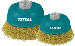 TOTAL WIRE CUP BRUSHES 100MM TAC31041 TOTAL ΣΥΡΜΑΤΟΒΟΥΡΤΣΑ ΓΩΝΙΑΚΟΥ ΤΡΟΧΟΥ 100ΜΜ TAC31041