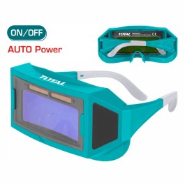 TOTAL AUTO DARKENING WELDING GLASSES  90 X 35MM TSP9405 TOTAL ΓΥΑΛΙΑ ΣΥΓΚΟΛΛΗΣΕΩΣ ΑΥΤΟΜΑΤΗΣ ΣΚΙΑΣΗΣ 90 X 35 MM TSP9405