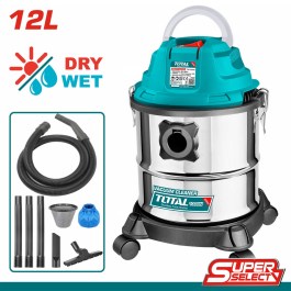 TOTAL WET AND DRY VACUUM CLEANER 1000W 12L TVC12202 TOTAL ΣΚΟΥΠΑ ΞΗΡΑΣ ΚΑΙ ΥΡΓΗΣ ΑΝΑΡΡΟΦΗΣΗΣ 1000W 12L TVC12202