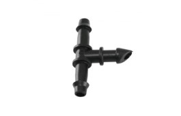 BARBED MINI TEE FOR PVC MINI PIPE-TUBE 6mm  ΜΙΝΙ ΤΑΦ ΓΙΑ ΛΑΣΤΙΧΟ ΠΟΤΙΣΜΑΤΟΣ PVC-TUBE 6mm