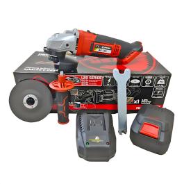 STAYER CORDLESS ANGLE GRINDER 115MM WITH 4.0AH BATTERY AND CHARGER AGL 2014 002656 STAYER ΓΩΝΙΑΚΟΣ ΤΡΟΧΟΣ ΜΠΑΤΑΡΙΑΣ 115MM ΜΕ ΜΠΑΤΑΡΙΑ 4.0AH ΚΑΙ ΦΟΡΤΙΣΤΗ AGL 2014 002656