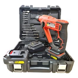 STAYER CORDLESS SET ROTARY HAMMER WITH 2 X 2.0AH BATTERIES AND CHARGER ROCKY 002066 STAYER ΠΕΡΙΣΤΡΟΦΙΚΟ ΠΙΣΤΟΛΕΤΟ ΜΠΑΤΑΡΙΑΣ ΜΕ 2 X 2.0 AH ΜΠΑΤΑΡΙΕΣ ΚΑΙ ΦΟΡΤΙΣΤΗ ROCKY 002066